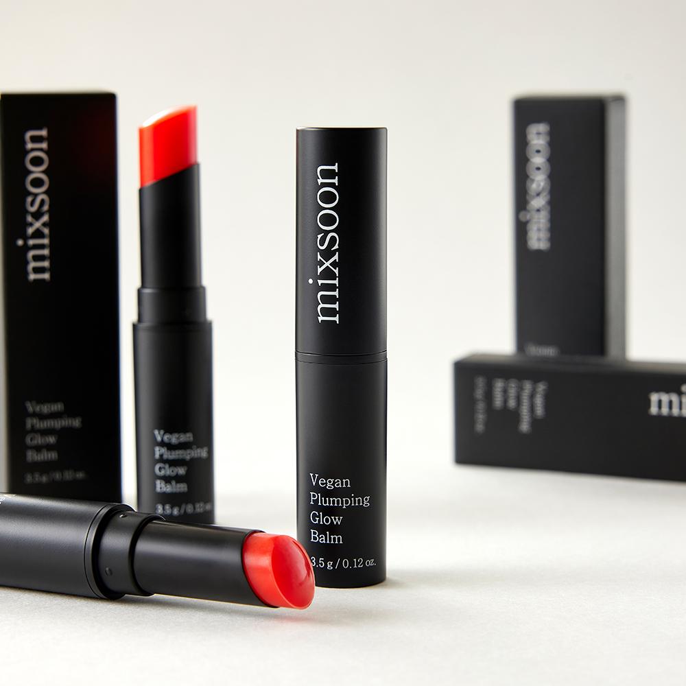 mixsoon Vegan Plumping Glow Balm – Lip Care with Natural Glow & Volume, Korean