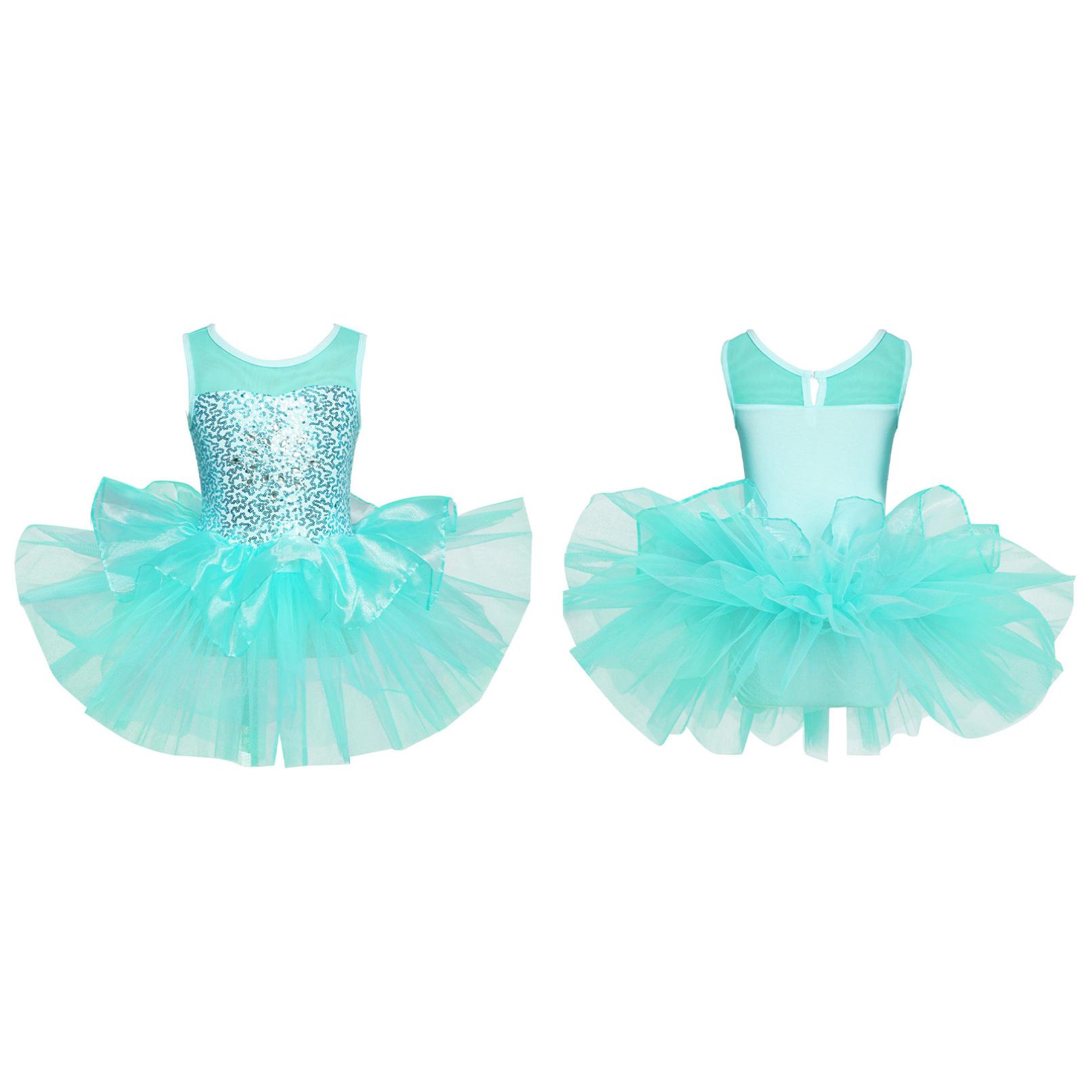 

Балет, танцювальна сукня-пачка, діти, дівчата, блискітки, танцювальне купальник без рукавів, гімнастика, фігурне катання, танцювальний одяг 2-3 Years зелений