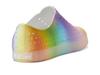 Chaussures d'eau Jefferson Print Native Shoes, Blanc Coquillage/Transparent/Dégradé Arc-en-ciel, Pointure 23,5 cm (ré)