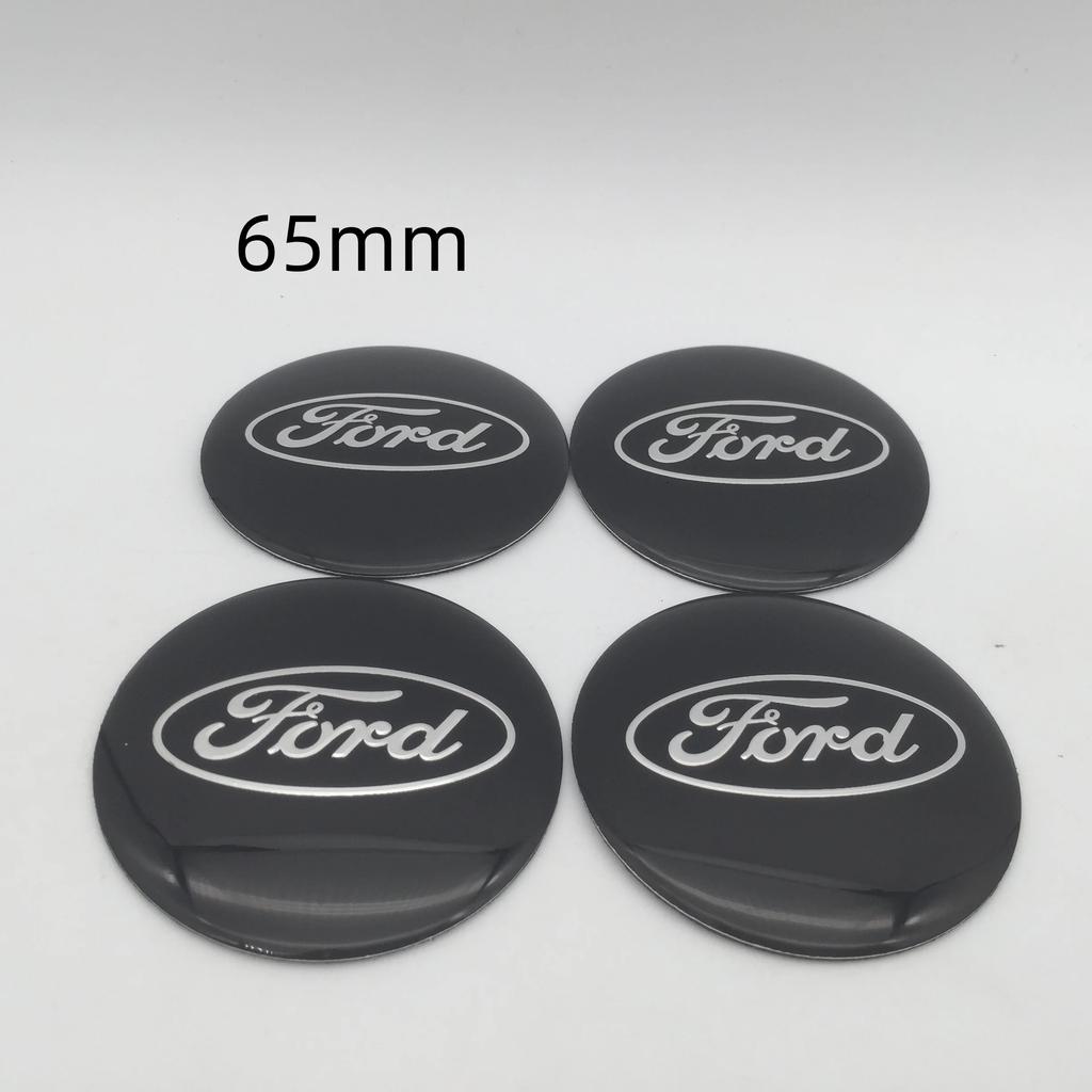 Car Sticker Ford 4pcs 3D for ford 56mm 60mm 65mm Car emblem Wheel hub Center Cap Badge covers sticker Decal styling auto Accesso