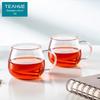 YIHUTEA Heat-Resistant Glass Teacups with Handle