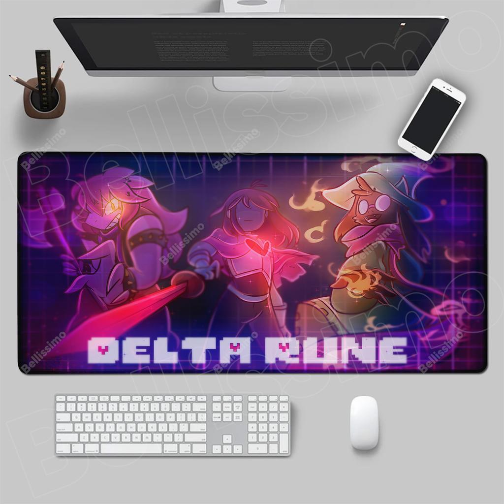 Tappetino Mouse Tastiera Gomma Deltarune tappetino 1200X600 mm Decora scrivania Tappetino Scrivania PC Gamer Office Tappeto Casa Tavolo pad