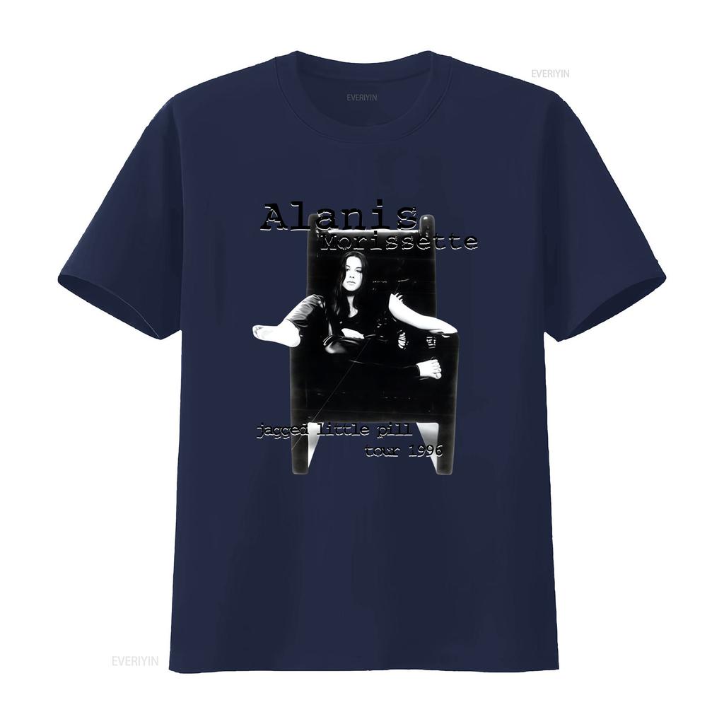 Alanis Morissette Jagged Little Pill Tour 1996 Vintage Style Cotton White T Shirt All Sizes Available vintage