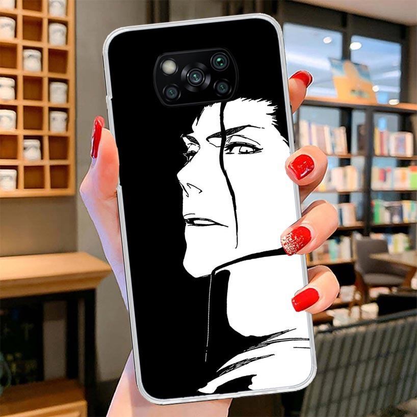 Bleach Aizen Sousuke Cover Phone Case For Xiaomi Poco F7 Ultra X7 X6 X5 Pro M7 Redmi 15C 15 13C 13 12C 12 10C 10 9A 9C 9T 9 Shel