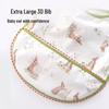 Waterproof Baby Bib: Anti-Stain and Anti-Drool Smock for Newborns and Toddlers