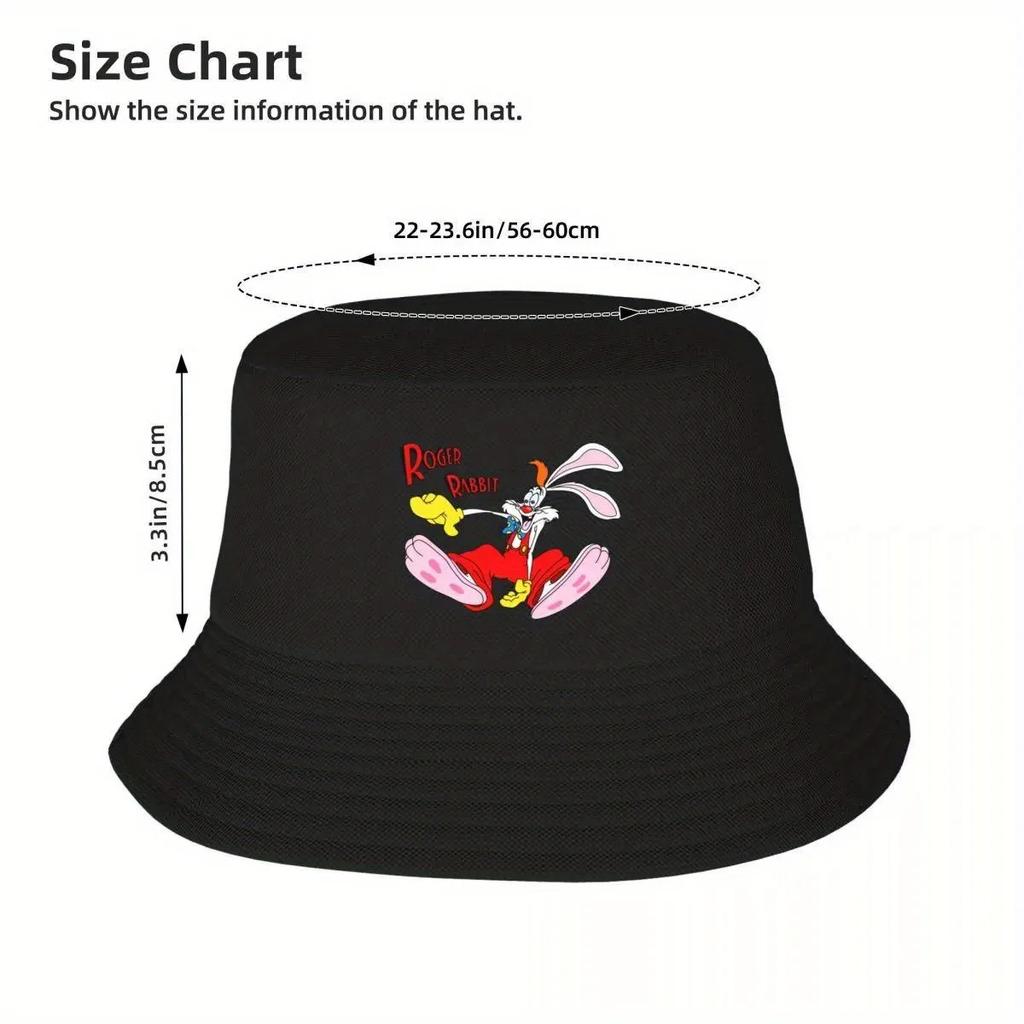 Roger Rabbit I Bucket Hat Custom Cap summer hat Bobble Hat Beach Bag Women's Beach Visor Men's