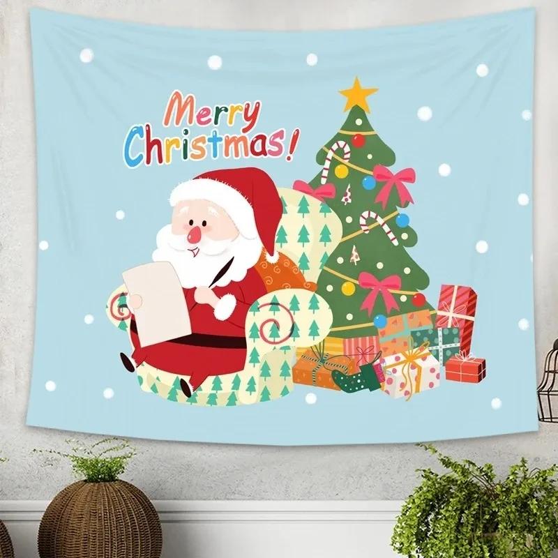 Christmas Tree Simple Pattern Tapestry Living Room Sofa Home Decor Christmas Gift