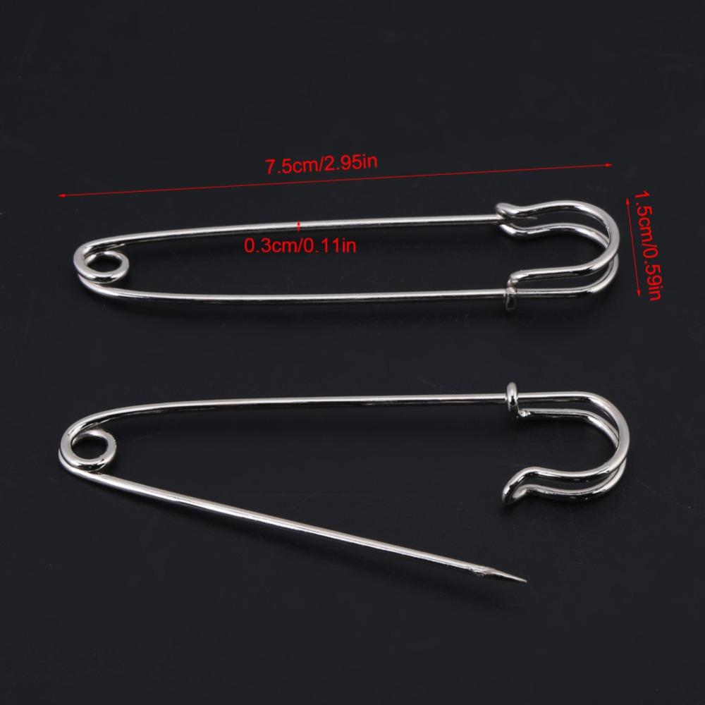 50pcs 3 Inch Large Safety Pins Silver Heavy Duty Safety Pins Craft Pin Safety Pins  DIY Crafts