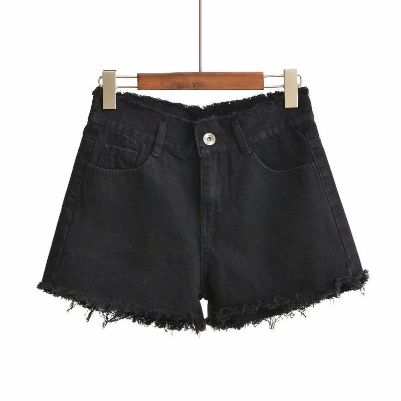 A New Summer Thin Denim Shorts Women's Wash Slim Women's Wide-leg Denim Shorts