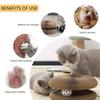 Magic Organ Cat Scratching Board Interactive Scratcher Cat Toy Cat Accordion Toy Cat Grinding Claw Scratching Board Pet Supplies