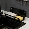 Kitchen Sink Sponge Holder Suction Cup Sponge Scrubber Organizer Quick Drying Open Sponge Caddy for Kitchen Bathroom Sink Wall