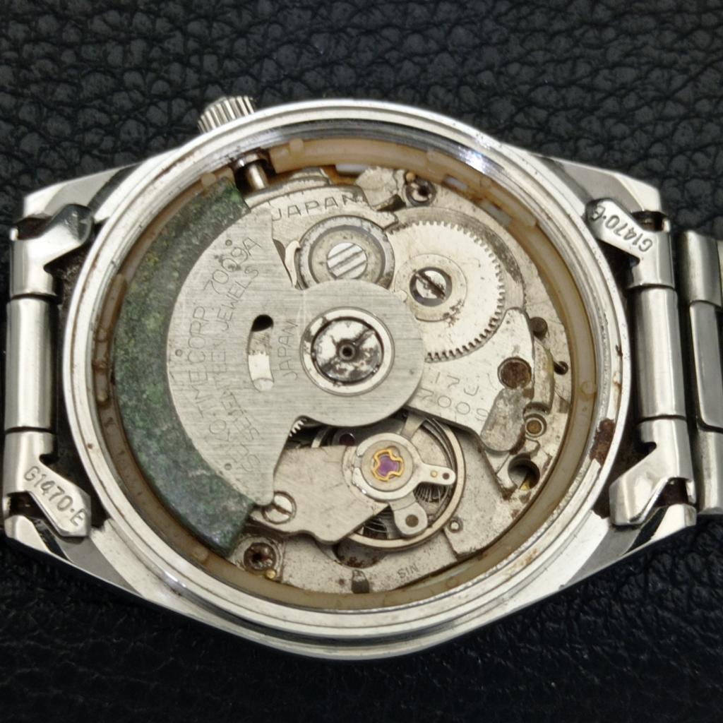 GENUINE VINTAGE SEIKO 5 AUTOMATIC JAPAN MENS 7009A ORIGINAL DIAL WATCH A702427-5 R124-a702427