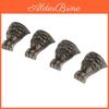 Vintage 4x Decorative Mini Cabinet Jewelry Box Leg Dollhouse Furniture Feet Corner Protector