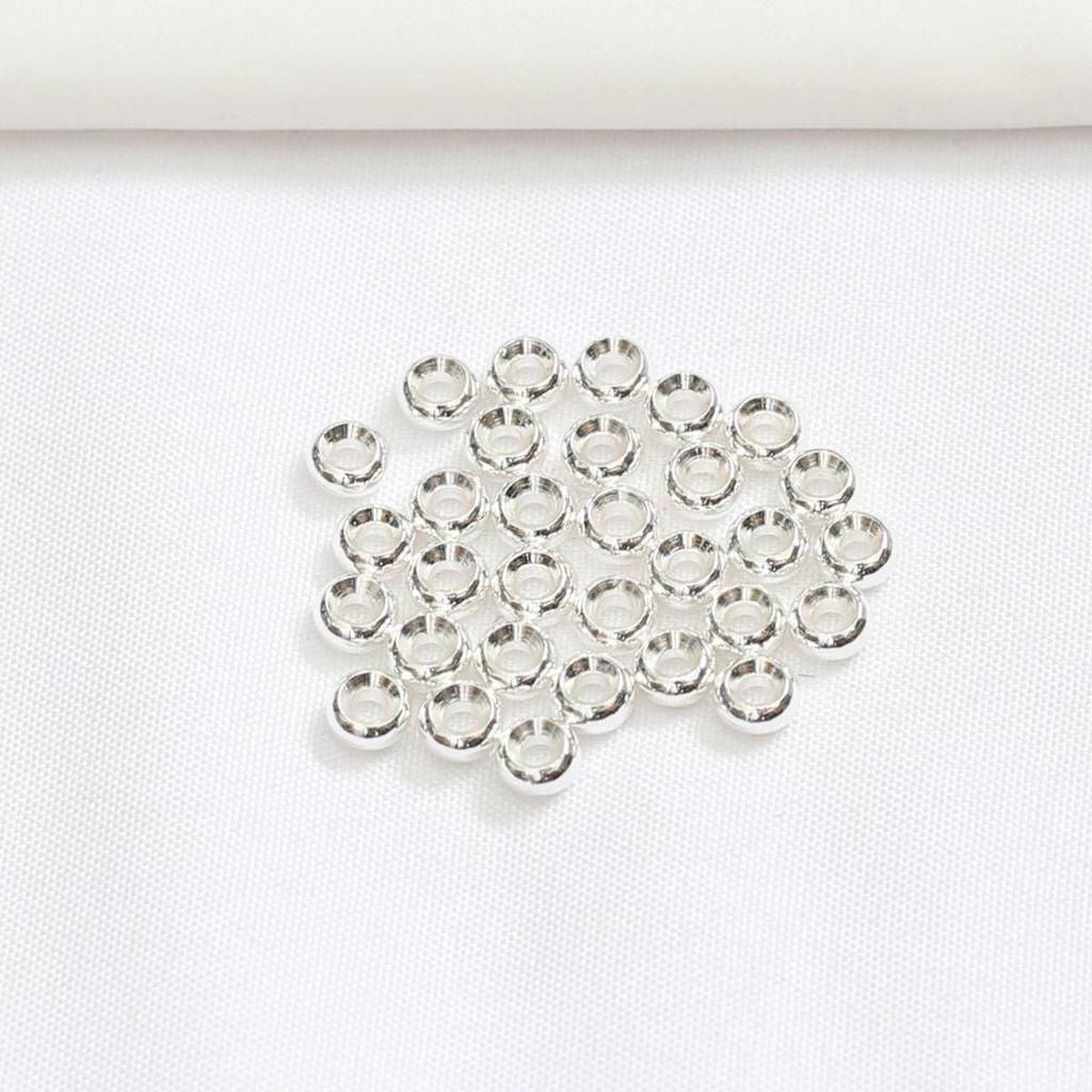 14K Gold-Plated Wheel Spacer Beads for DIY Jewelry – Bracelet & Necklace Accessory