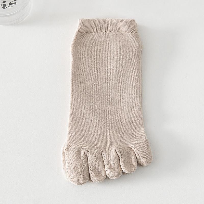 Five-fingered Socks for Women, Summer Thin Cotton Socks, Short Socks, Spring and Autumn Women's Toe Separation Anti-athlete Socks, Sports Socks