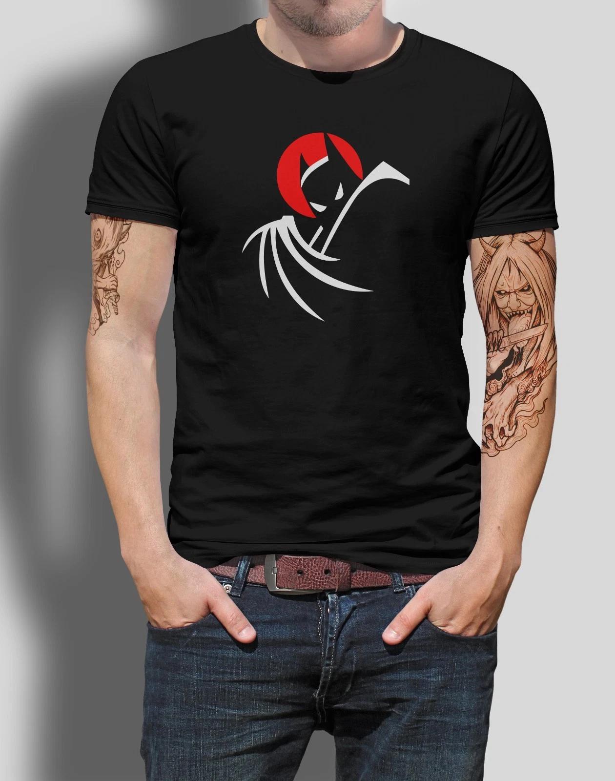 Batman Logo T-Shirt Batman The Animated Series Top Tee The Joker, DC, Superman XXXXL