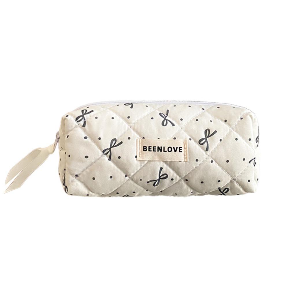 

Багатофункціональна сумка для канцелярського приладдя з бантиком, сумка для зберігання, милий пенал для школи, офісу Style 2