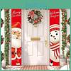Merry Door Banner Christmas 2020 Decor For Home With Christmas Ornaments Happy New Year 2021 Navidad Natal