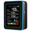 5-in-1 Air Quality Monitor Air Quality Detector USB Charging Indoor Air Quality Meter Portable CO2 Detector for Indoor Outdoor