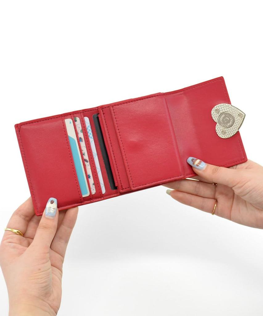 Silver Wallet for Women Compact Mini Small Popular Foldable Easy To Large Coin Flap Cute [Altrose] Tri-fold - Wallet, Wallet, Wallet, Brand, Cute,