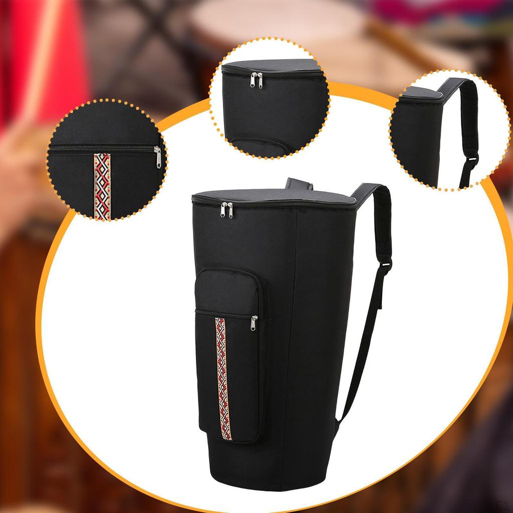 Bag African Drum Gig Shockproof Oxford Cloth Portable Dustproof Waterproof Backpack Musical