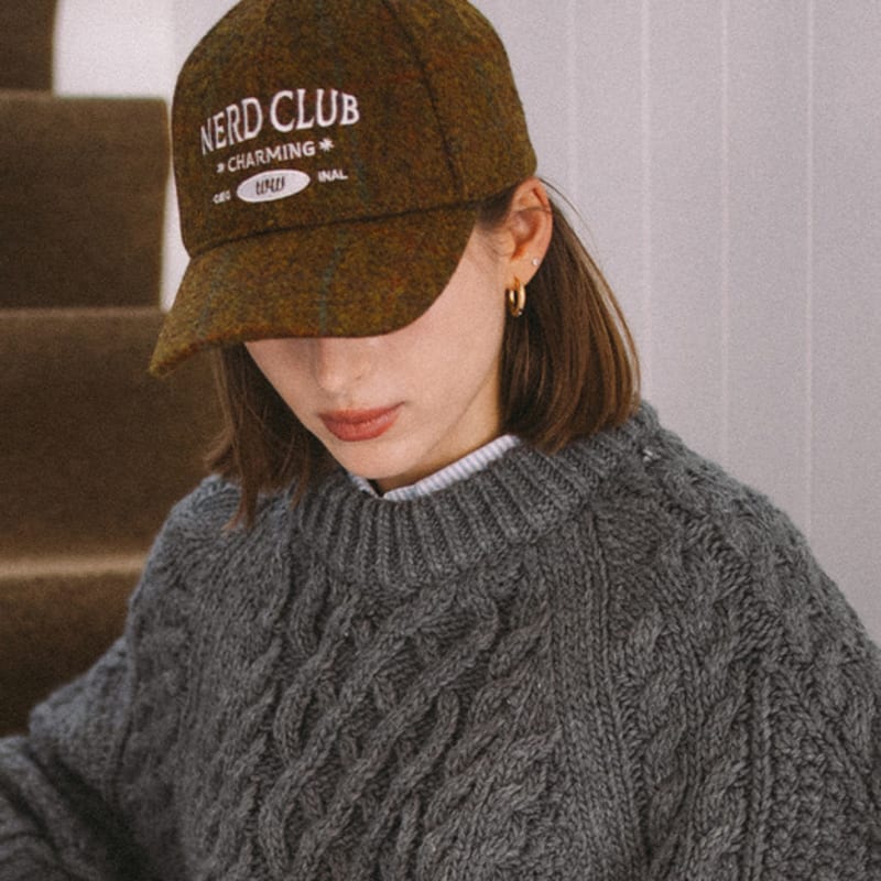 WorthWord Nerd Club Wool Ball Cap