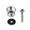 FLEOR 2pcs Guitar Metal Strap Lock Button End Pins Peg for Guitar Bass Ukulele
