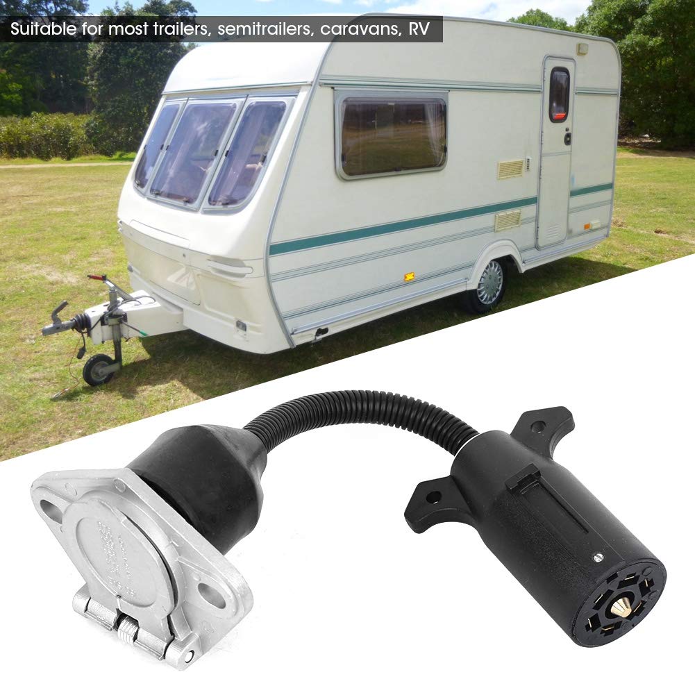 Trailer Connector, 7 Pole To 7 Pole Trailer Connector, 7 Flat - 7