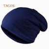 Fashion Men's Women's Solid Color Slouch Hip-pop Beanie Baggy Knit Hat Ski Girls Hats