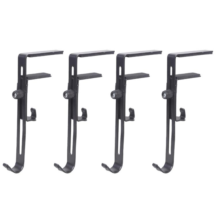 Practical Adjustable Mantel Hook Drillless Installation Slip Proof Iron Christmas Decors Holder Fireplaces Hook