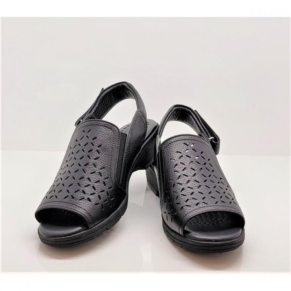 Vainer Women Sandal Comfort Black 338b
