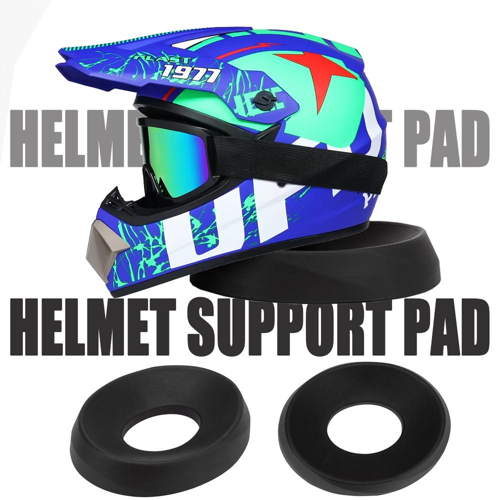 

Helmet Support Pad Portable Motorcycle Helmets Stand Donut Ring Scratch-resistant Anti-skid Anti-scratch Protection Helmet Parts чёрный