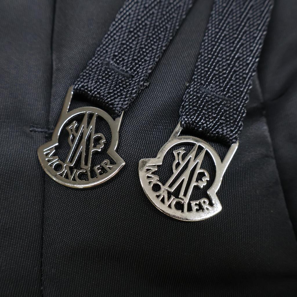 Moncler [Krajowy regularny] NIGER kurtka puchowa z kapturem płaszcz 0 czarnyUżywany