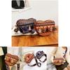 Bohemia Tassel Woven Small Shoulder Bag With Zipper Closure For Casual Day Use