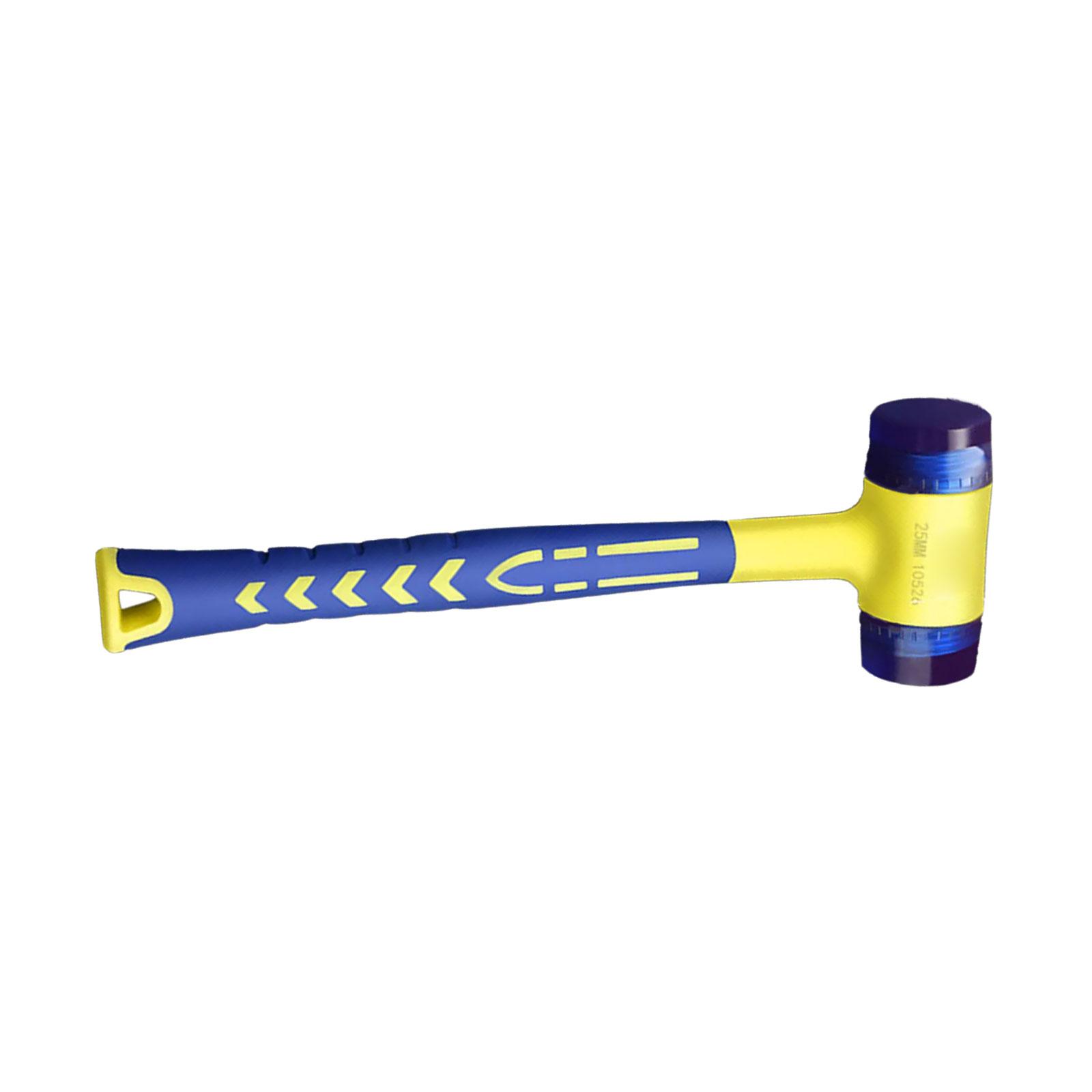 Portable Double Face Rubber Hammer With Removable Handle Fit for Convenient Carrying Efficient And Safe Home Maintenance 25mm
