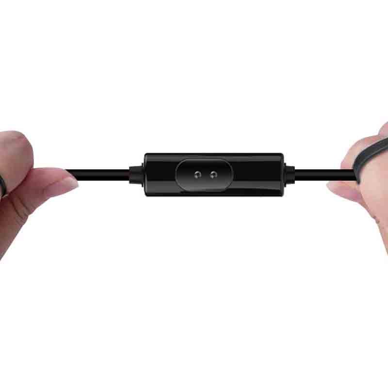 Kovové drátové sluchátko Super Bass 3,5 mm vestavěný mikrofon Hand-free Redukce šumu Herní Univerzální sluchátka Sportovní sluchátka