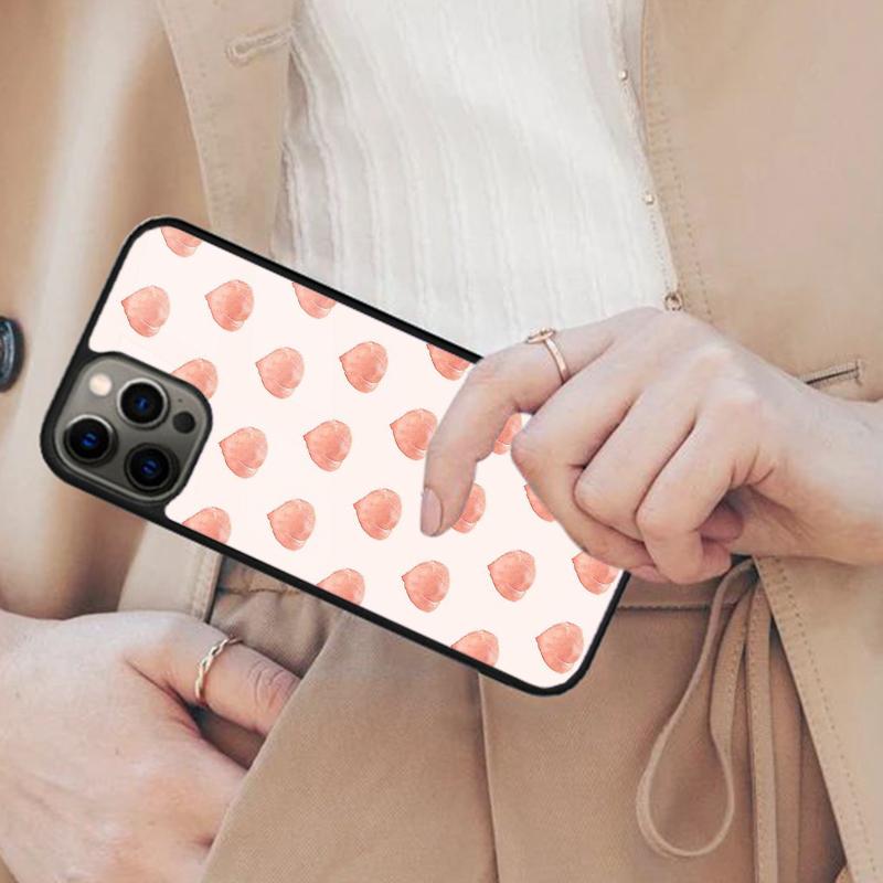 Pink Peaches Aesthetic Magnetic Phone Case For APPLE iPhone 17 Air 16 14 13 12 Pro Max 15 Plus Wireless Charge MagSafe Cover