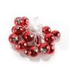 New Year Festival LED Red Hanging Lantern String Lights - Solar/Plug-in Fu Character Decoration