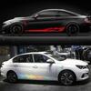 6PCS Car Body Side Stickers Lightning Graphics Long Stripes Vinyl Decals For Truck SUV Off Road Jeep Auto Decoration Accessories