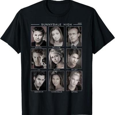 Buffy, a vámpírok réme Retro karakterek Nagy mellkasi panelek Póló