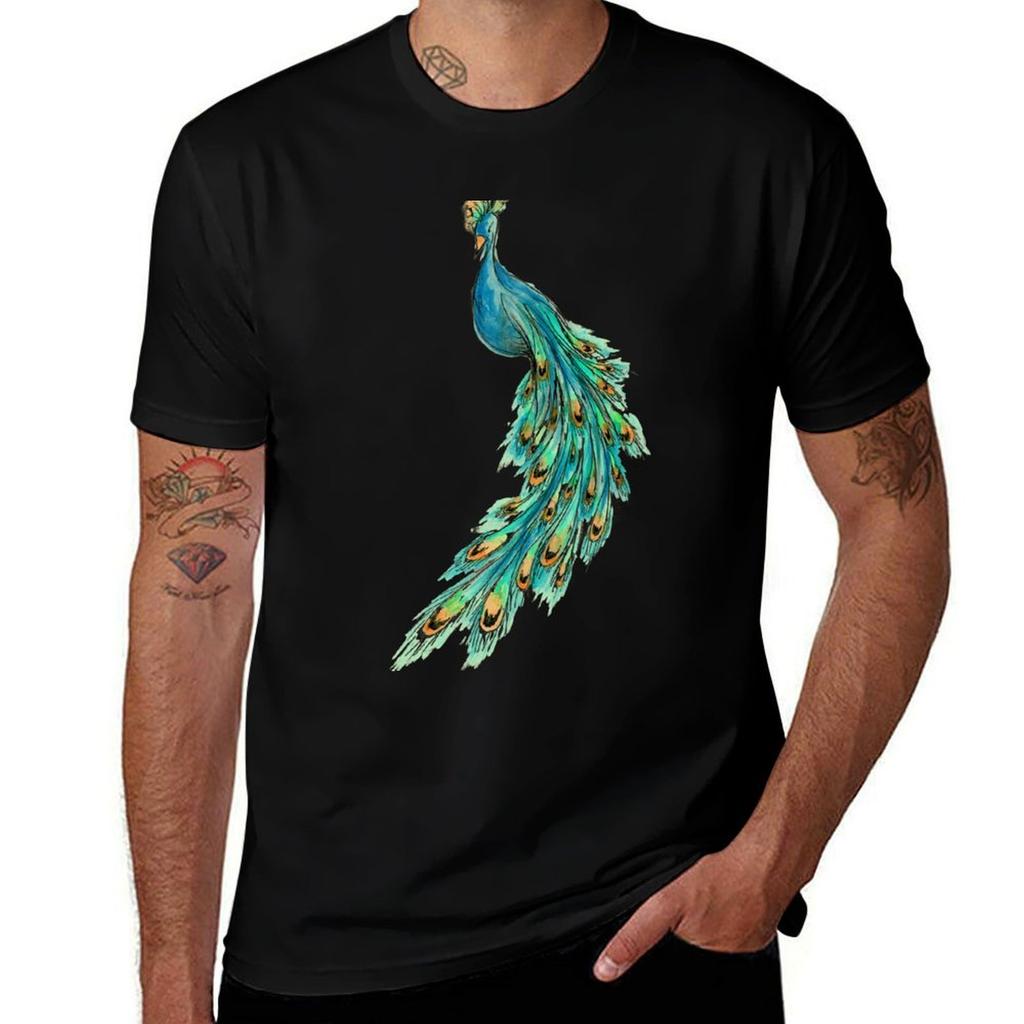 Peacock T-Shirt Worker Basic Short Sleeve Tee