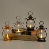Retro Desk Lamp Battery Powered LED Retro Portable Lantern Home Decor Lights LED Tent Light For Living Room Patio Festival Decor