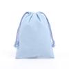 Eco-friendly White Cotton Drawstring Pouch - Custom Canvas Storage Bag