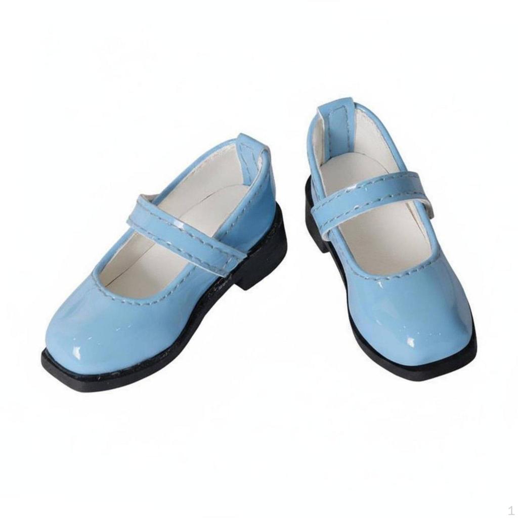 1/4 Scale BJD Shoes Fashionable Design Doll Handmade Mary Janes Black