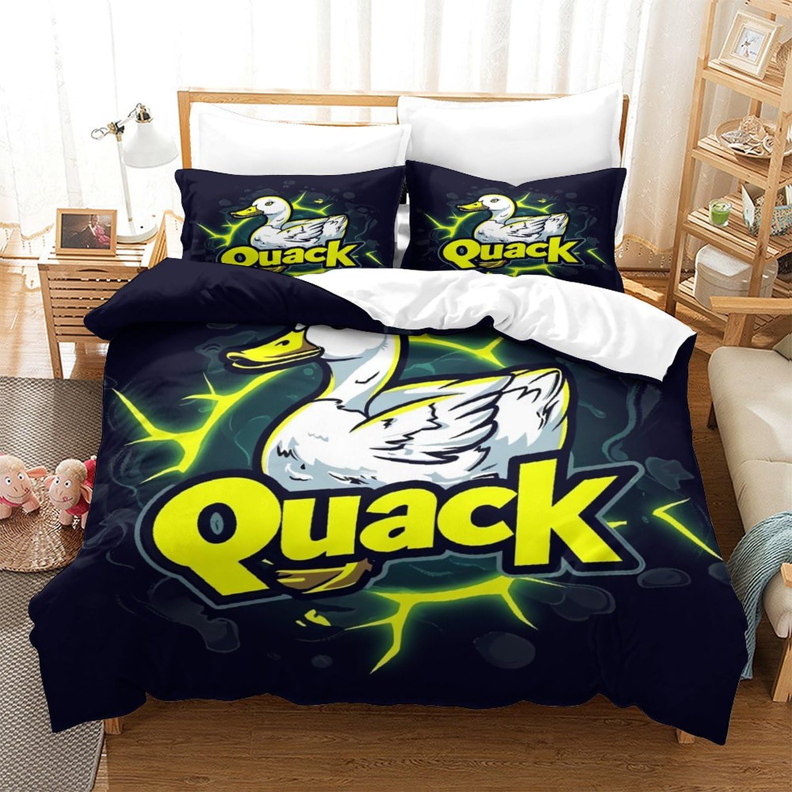 

Одеяло Утка Постельное Белье Животное S Для Детей Мальчиков Спальня Декор Природная Тема С 1 И 2 S Comforter (quilt)-EU Single(135*200cm)3pcs