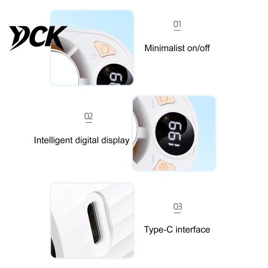 Cooling Fan with Clip Portable Clip-on Fan, LED Display USB Rechargeable 3 Speed Adjustable Personal for Car, Work, Travel, Outdoor