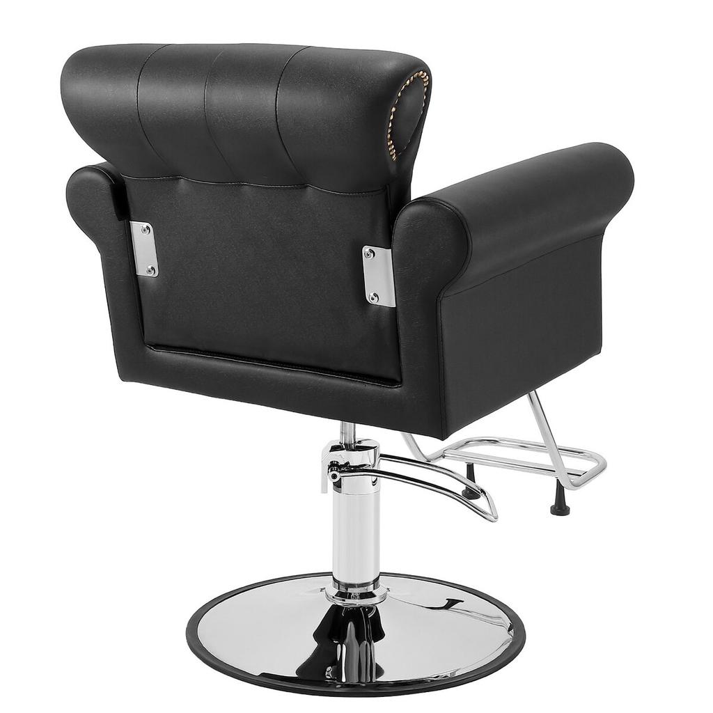 Salon Chair, Barber Chair for Hair Stylist, Styling Chair with Heavy Duty Hydraulic Pump, 360° Swivel Hair Salon Chair with Footrest for Beauty Spa