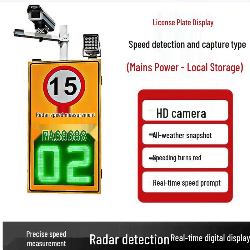Shijimiao Radar Speedometer and Display Signs (CN Version)