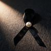 Melanoma Cancer Funeral Ribbon Badge Brooch Skin Cancer Funerals Memorial Pin  Women Men