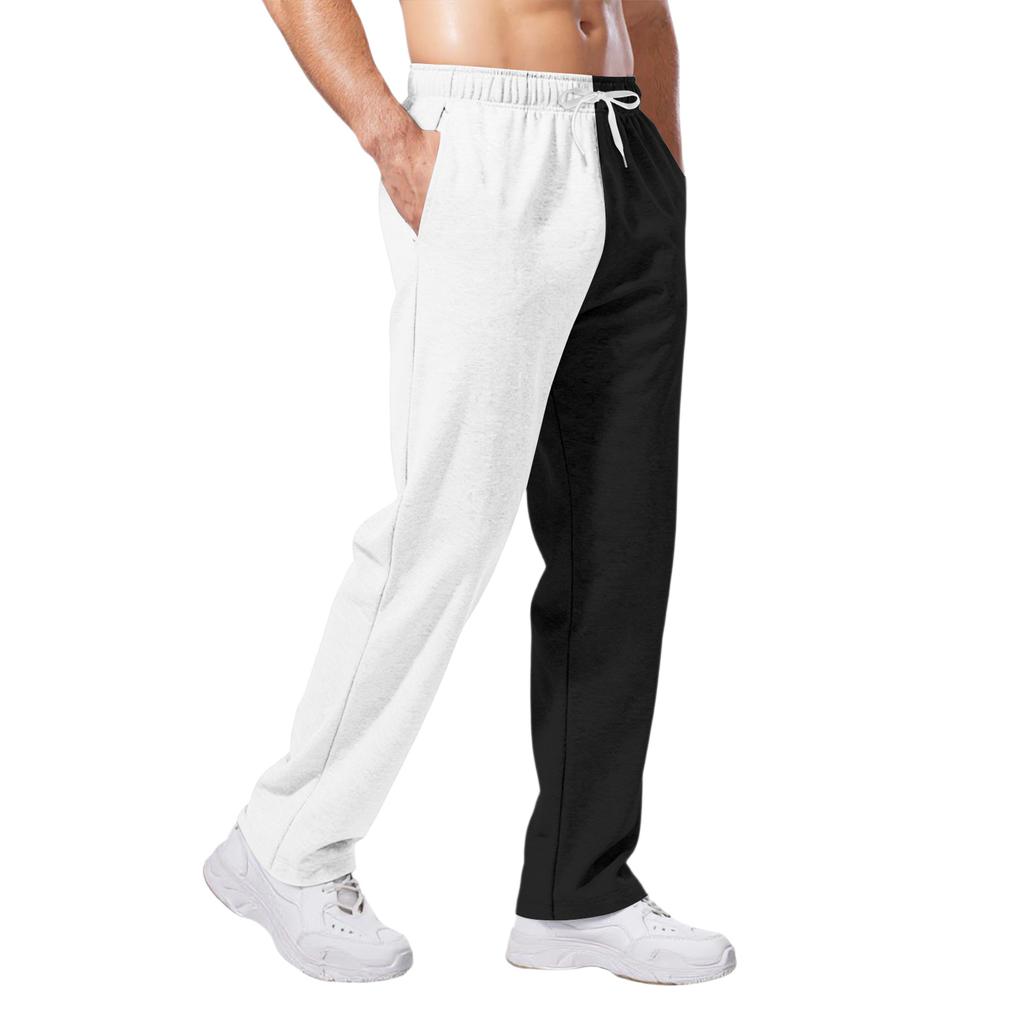Men's Relaxed-Fit Casual Sweatpants With Stretch Waistband And Drawstring Yoga Pants